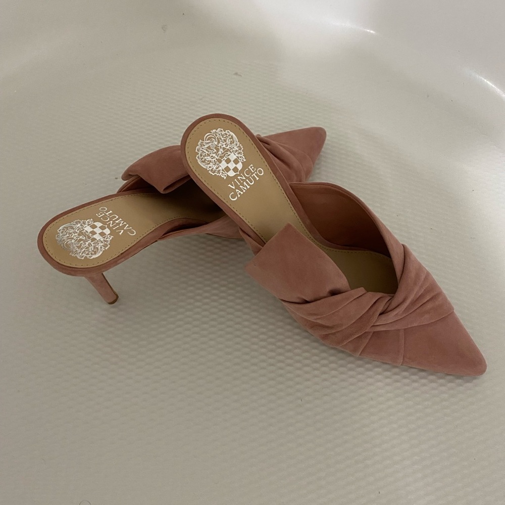 Brand New | Dusty Rose | Slip-on Mule| heel 3-1/2”